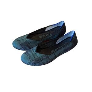 Rothy’s The flat Pine Plaid Green Limited Edition Size 8.5